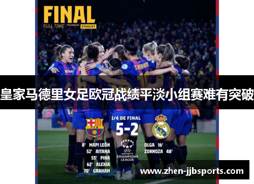 皇家马德里女足欧冠战绩平淡小组赛难有突破